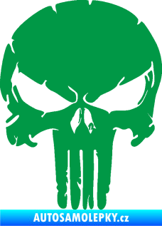 Samolepka Punisher 004 zelená
