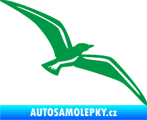 Samolepka Racek 001 pravá zelená