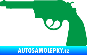 Samolepka Revolver 002 levá zelená