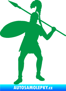 Samolepka Římský voják levá zelená