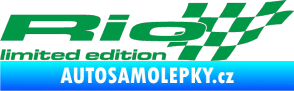 Samolepka Rio limited edition pravá zelená