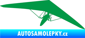 Samolepka Rogalo 001 pravá zelená
