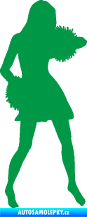Samolepka Roztleskávačka 003 pravá zelená