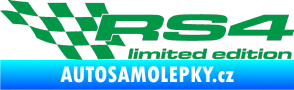 Samolepka RS4 limited edition levá zelená