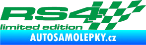 Samolepka RS4 limited edition pravá zelená