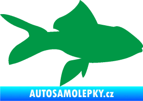 Samolepka Ryba 002 pravá zelená