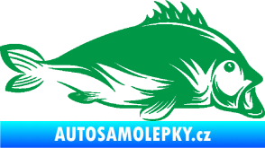 Samolepka Ryba 003 pravá zelená