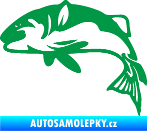 Samolepka Ryba 010 levá zelená