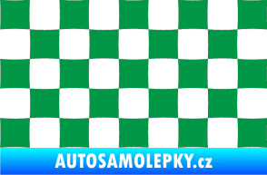 Samolepka Šachovnice 002 zelená