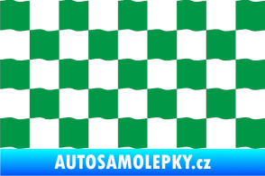 Samolepka Šachovnice 003 zelená