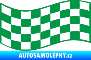 Samolepka Šachovnice 010 zelená