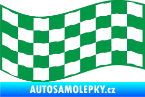 Samolepka Šachovnice 011 zelená