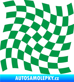 Samolepka Šachovnice 042 zelená