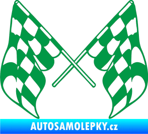 Samolepka Šachovnice 070 zelená