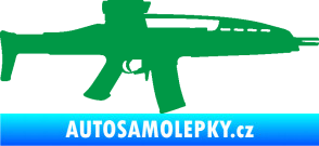 Samolepka Samopal 002 pravá zelená