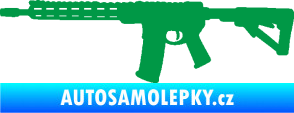 Samolepka Samopal 007 levá zelená