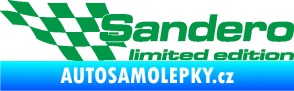 Samolepka Sandero limited edition levá zelená
