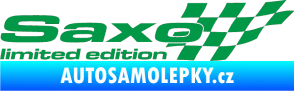 Samolepka Saxo limited edition pravá zelená