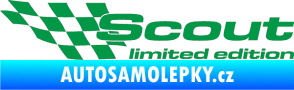 Samolepka Scout limited edition levá zelená
