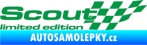 Samolepka Scout limited edition pravá zelená