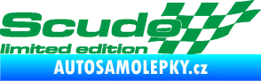 Samolepka Scudo limited edition pravá zelená