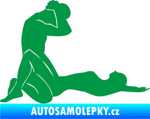Samolepka Sexy siluety 010 zelená
