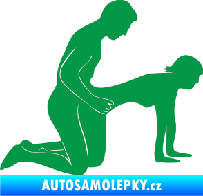 Samolepka Sexy siluety 024 zelená