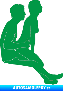 Samolepka Sexy siluety 025 zelená