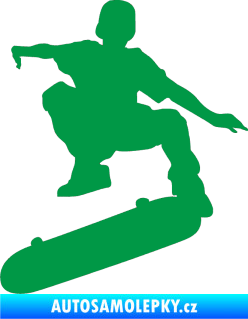 Samolepka Skateboard 004 levá zelená