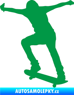 Samolepka Skateboard 006 levá zelená