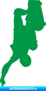 Samolepka Skateboard 010 pravá zelená