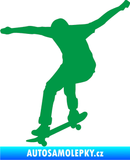 Samolepka Skateboard 011 levá zelená