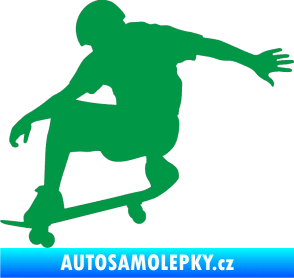 Samolepka Skateboard 012 levá zelená