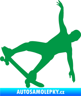 Samolepka Skateboard 013 levá zelená