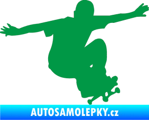 Samolepka Skateboard 014 pravá zelená