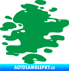 Samolepka Skvrna 001 pravá kaňka zelená