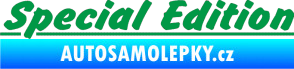 Samolepka Special edition 002 zelená