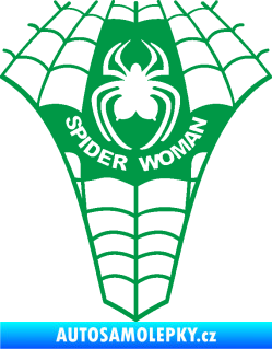 Samolepka Spider woman pavoučí žena zelená