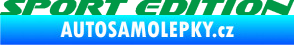 Samolepka Sport edition 003 nápis zelená