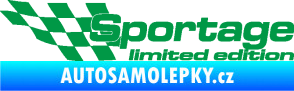 Samolepka Sportage limited edition levá zelená