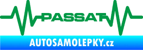 Samolepka Srdeční tep 076 Volkswagen Passat zelená