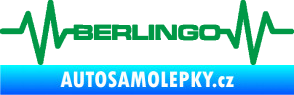 Samolepka Srdeční tep 093 Berlingo Citroen zelená