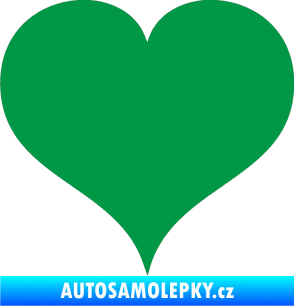 Samolepka Srdíčko 003 zelená