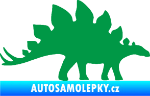 Samolepka Stegosaurus 001 pravá zelená
