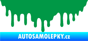 Samolepka Stékající skvrna 007 levá zelená