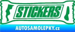 Samolepka Stickers nápis zelená