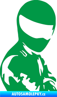 Samolepka Stig pravá zelená