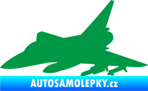 Samolepka Stíhací letoun 005 levá zelená