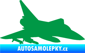 Samolepka Stíhací letoun 005 pravá zelená