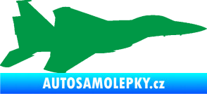 Samolepka Stíhací letoun 006 pravá zelená